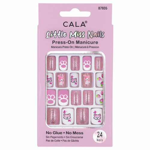 cala LITTLE MISS NAILS: PINK/GLITTER