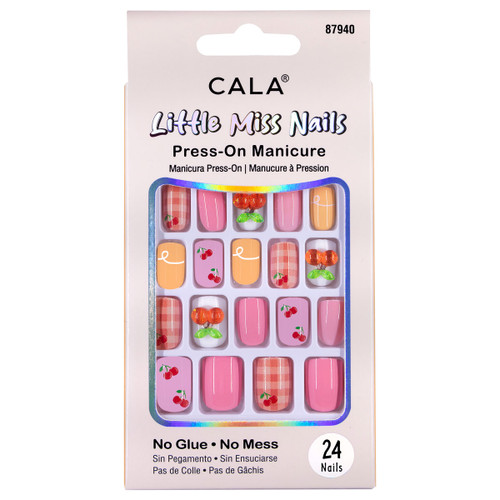 cala LITTLE MISS NAILS: PINK/SHERBERT CHERRIES
