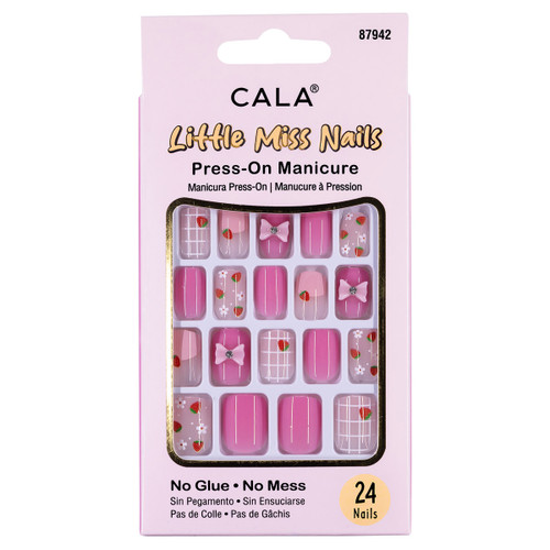 cala LITTLE MISS NAILS: STRAWBERRY BOWS