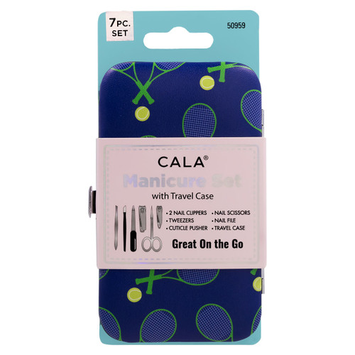 cala MANICURE SET W/TRAVEL CASE (GAME TIME)