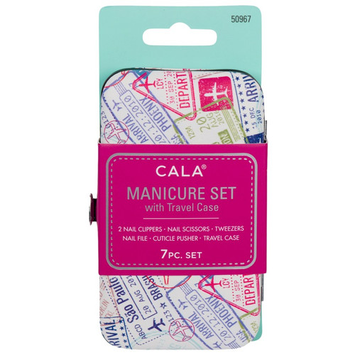 cala MANICURE SET W/TRAVEL CASE (WORLD TRAVELER)