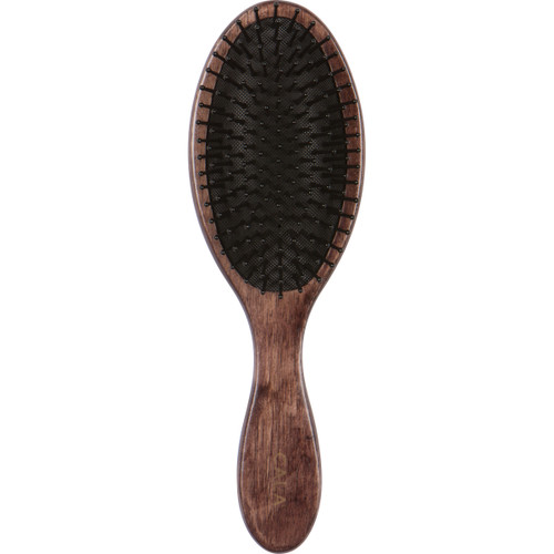 cala MEN'S OVAL HAIR BRUSH (DARK WOOD)