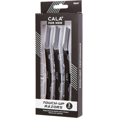 cala MEN'S TOUCH UP RAZORS 3PC