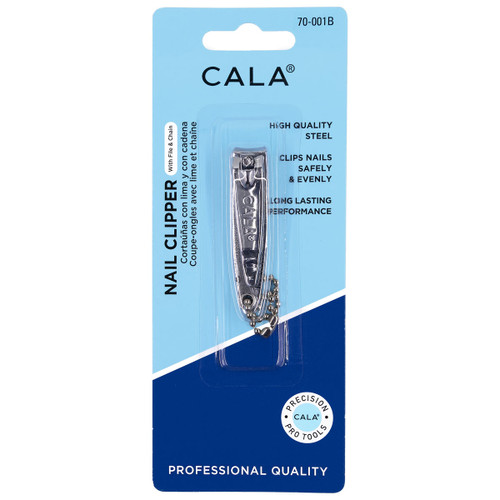 cala NAIL CLIPPER: NAIL CLIPPER W/FILE & CHAIN
