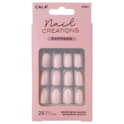 cala NAIL CREATIONS EXPRESS | OVAL BABY PINK