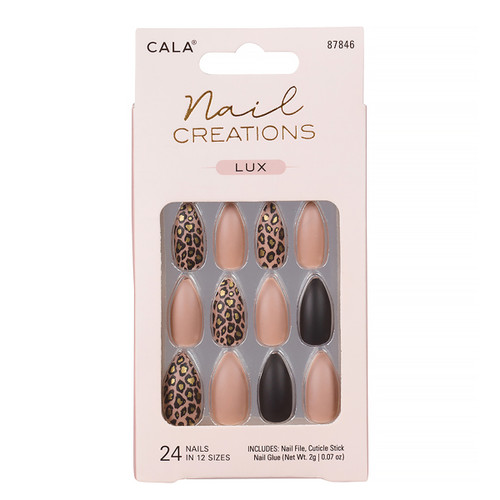 cala NAIL CREATIONS LUX | STILETTO CHEETAH