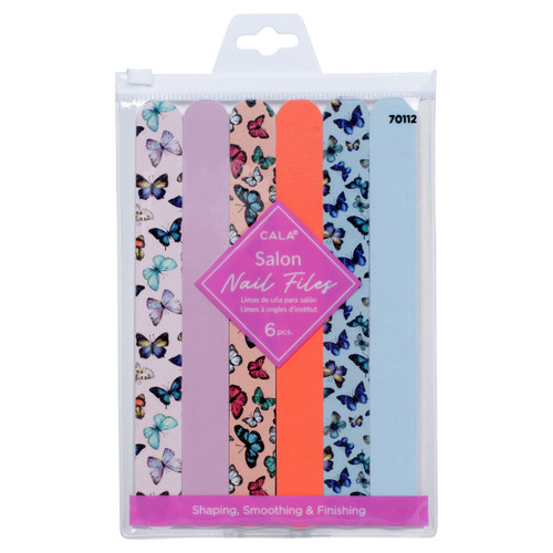 cala NAIL FILES: BUTTERFLY (6PCS)
