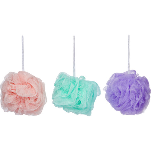 cala NEW MESH SPONGE SET(3PCS: LAVENDER/MINT/PINK)