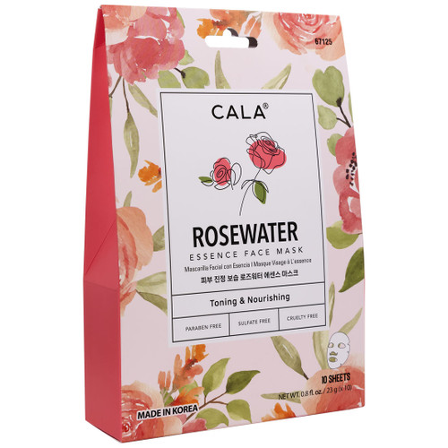 Cala NOURISHING ESSENCE FACE MASKS: ROSE WATER