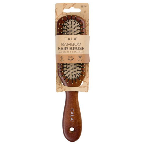 cala PADDLE DARK BAMBOO HAIR BRUSH