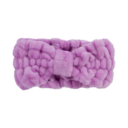 cala PLUSH BOW HEAD BAND (LAVENDER)