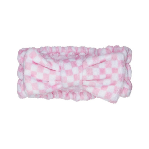Cala PLUSH HEADBAND DUO (PINK/CHECKER)