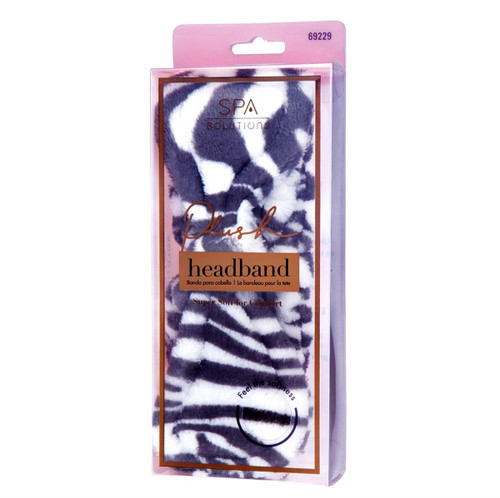 Cala PLUSH HEADBAND (ZEBRA)