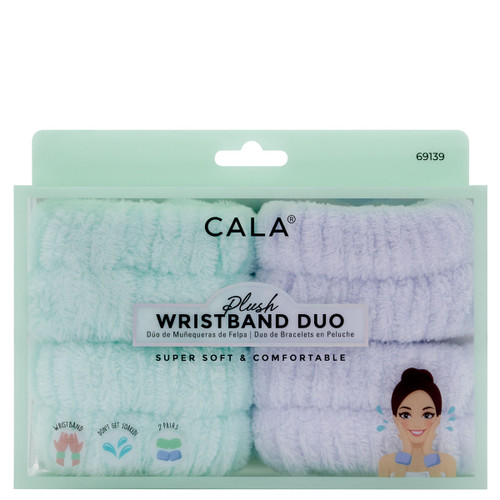 cala PLUSH WRISTBAND SET (MINT/BLUE)