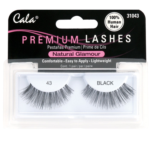 cala PREMIUM NATURAL GLAMOUR LASHES #43 (CARDED)