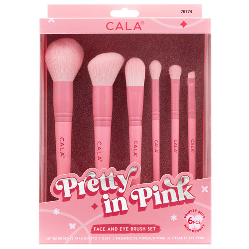 cala PRETTY IN PINK (FACE & EYE BRUSH SET)