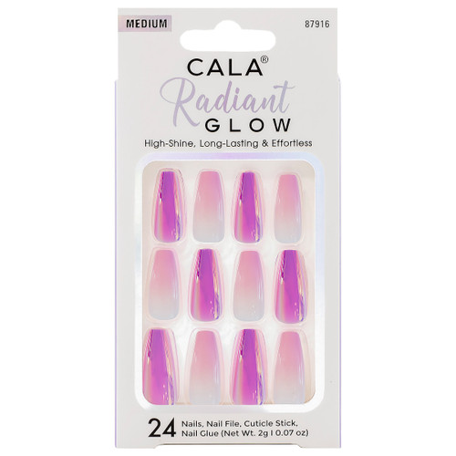 cala RADIANT GLOW : FUC/PURPLE CHROME MEDIUM COFFIN