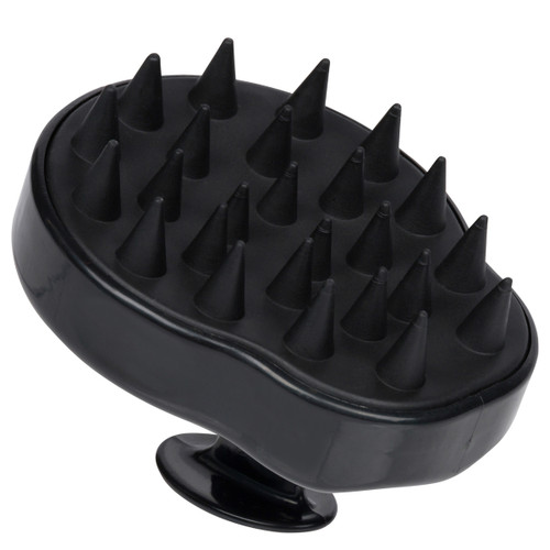 Cala SCALP MASSAGING SHAMPOO BRUSH: BLACK