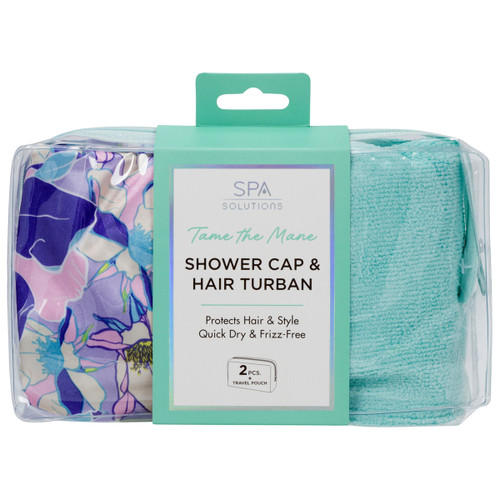 cala SHOWER CAP & TURBAN SET (FLORAL DREAMS)