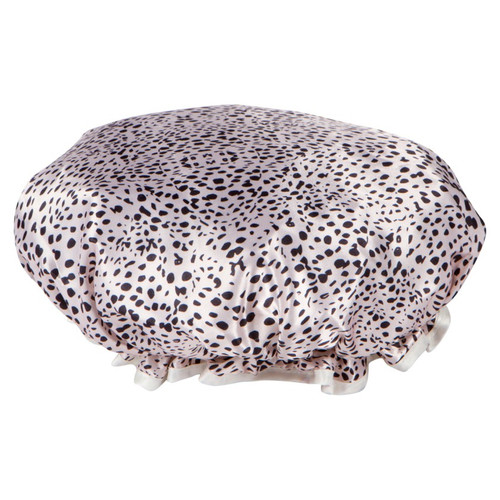 Cala SHOWER CAP & TURBAN SET (LEOPARD)