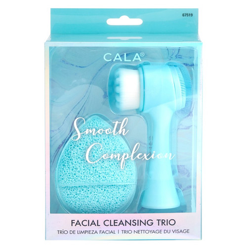 cala SMOOTH COMPLEXION FACIAL CLEANSING TRIO (MINT)