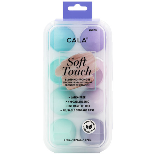 cala SOFT TOUCH BLENDING SET : BLU/LAV (8PCS)