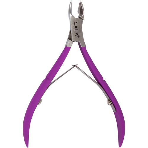 cala SOFT TOUCH: CUTICLE NIPPER (ORCHID)