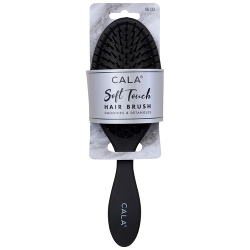 Cala SOFT TOUCH OVAL HAIR BRUSH (BLACK)