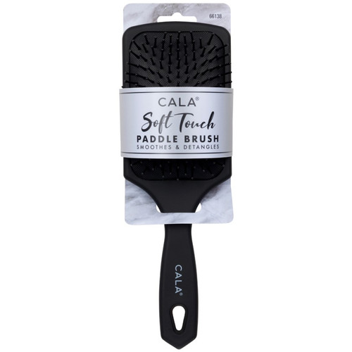 Cala SOFT TOUCH PADDLE HAIR BRUSH (BLACK)