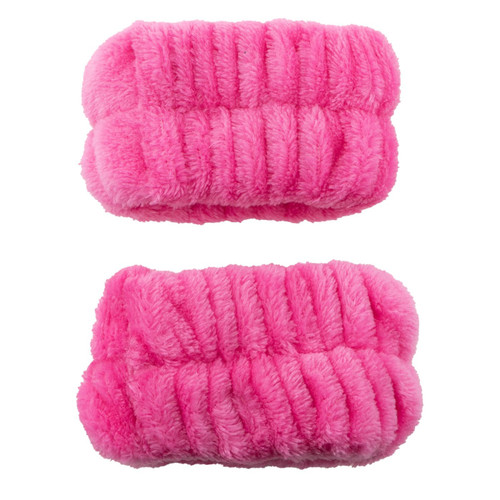 Cala SPA HEADBAND & WRISTBAND SET (HOT PINK)