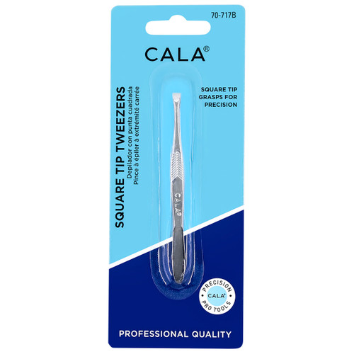 cala SQUARE TIP TWEEZERS