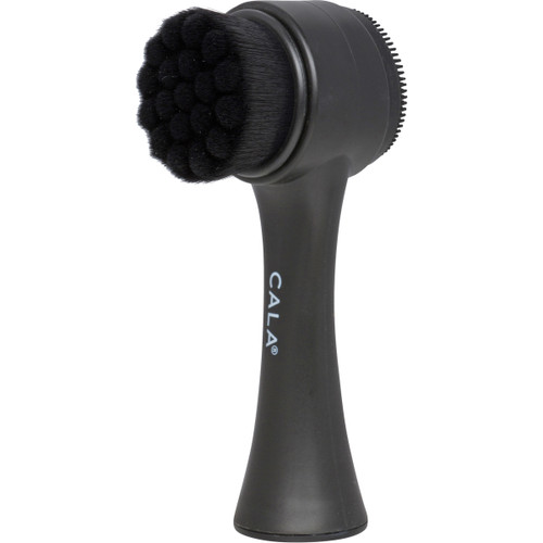 Cala MEN'S DUAL ACTION FACIAL CLEANSING BRUSH (BLACK)