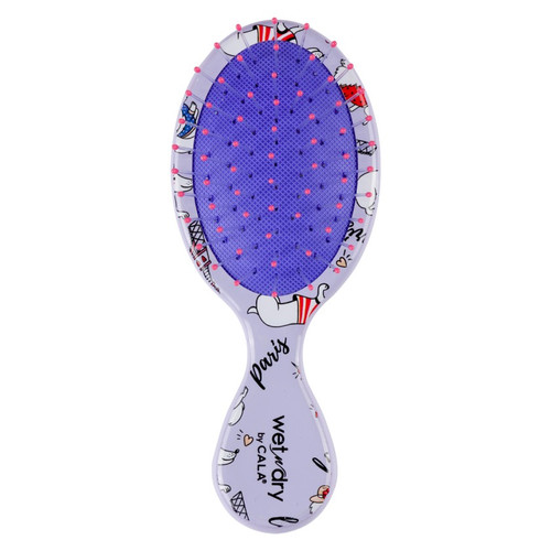 Cala WET-N-DRY MINI DETANGLING HAIR BRUSH (PARIS POOCH)