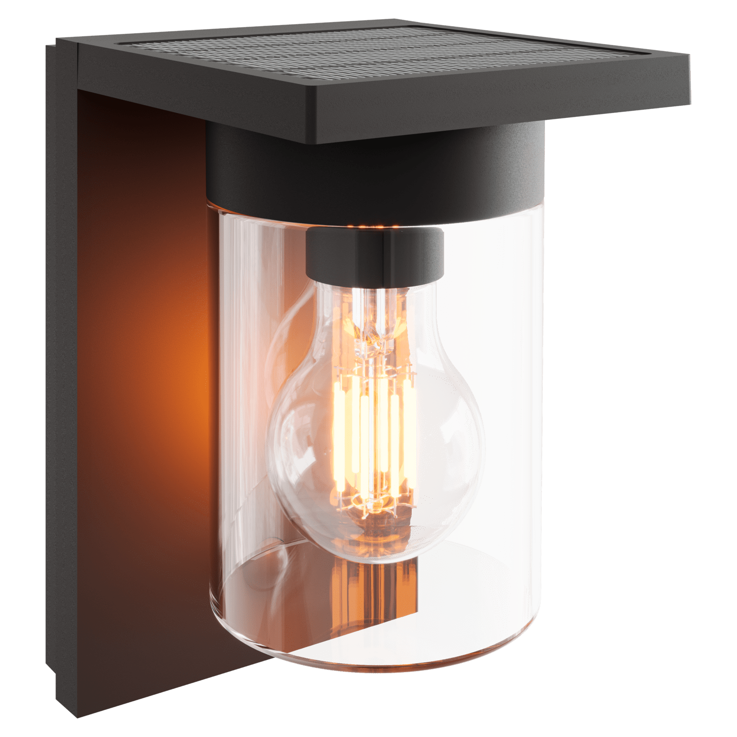 calex Calex Asti Solar Wall Light - Black