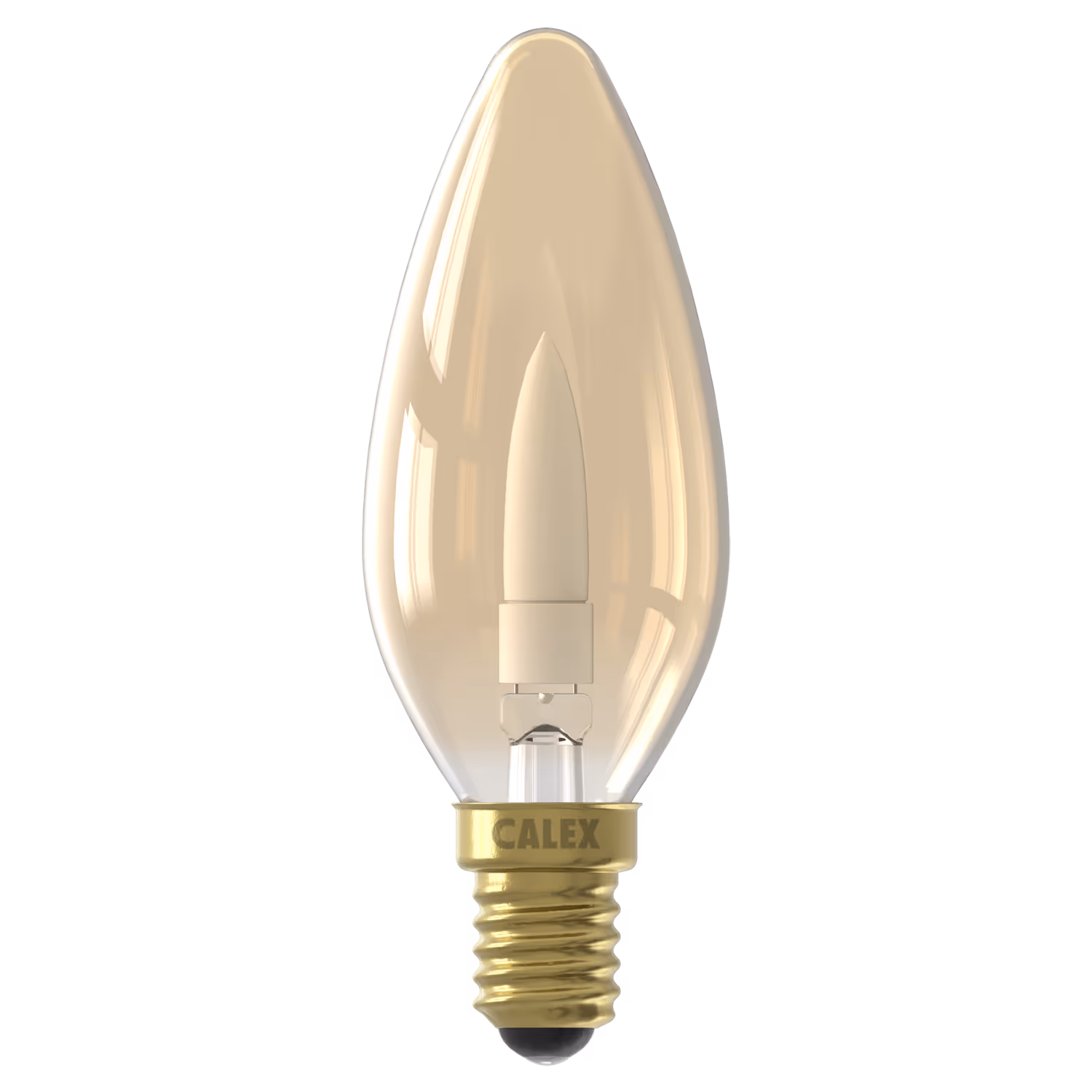Calex Calex Flame Lamp - E14 - B35 - Gold - 1W
