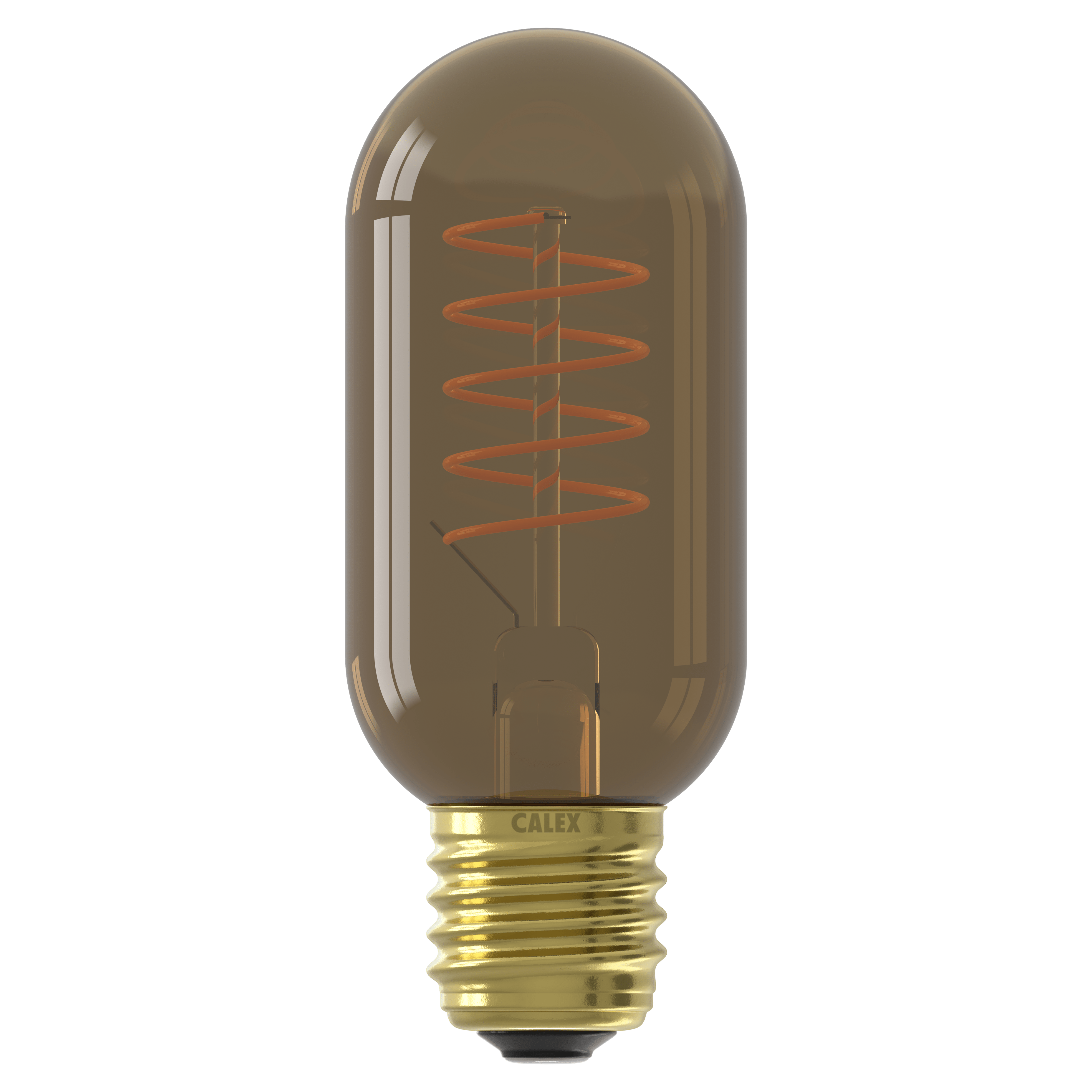 Calex Calex Flex Filament LED Lamp - E27 -T45- Gold - 4W