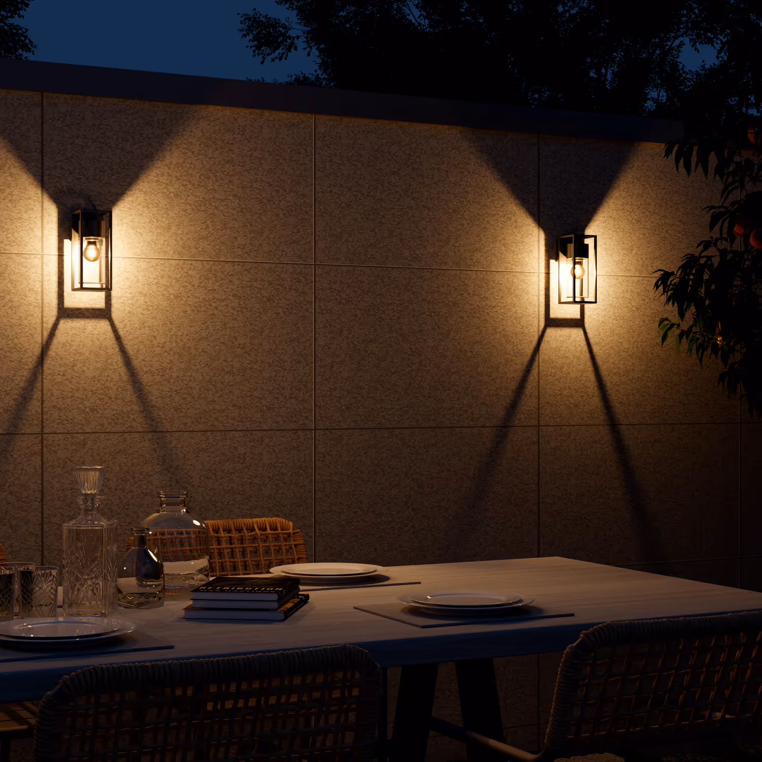Calex Calex Genoa LED Wall Light - E27 - Black