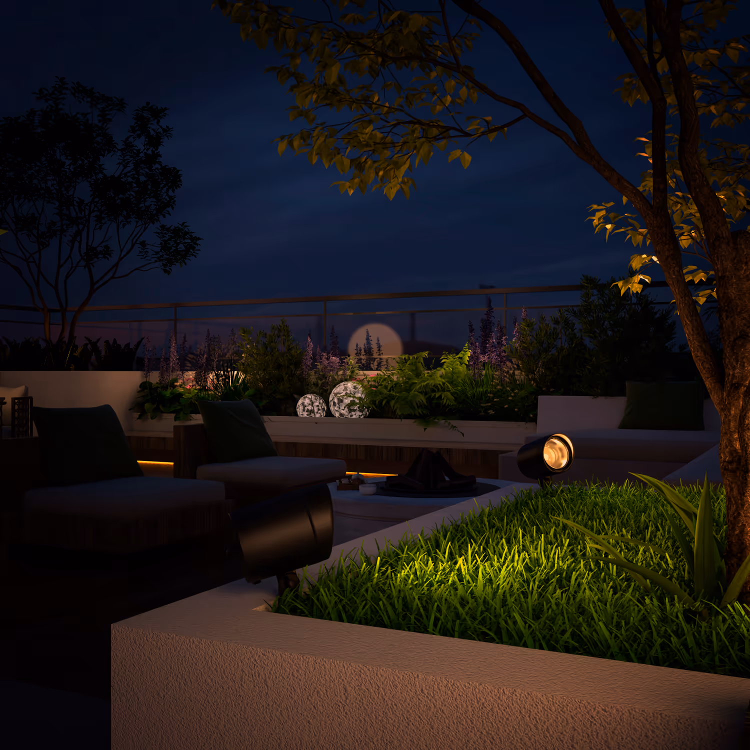 Calex Calex Imola LED Garden Spot - Black