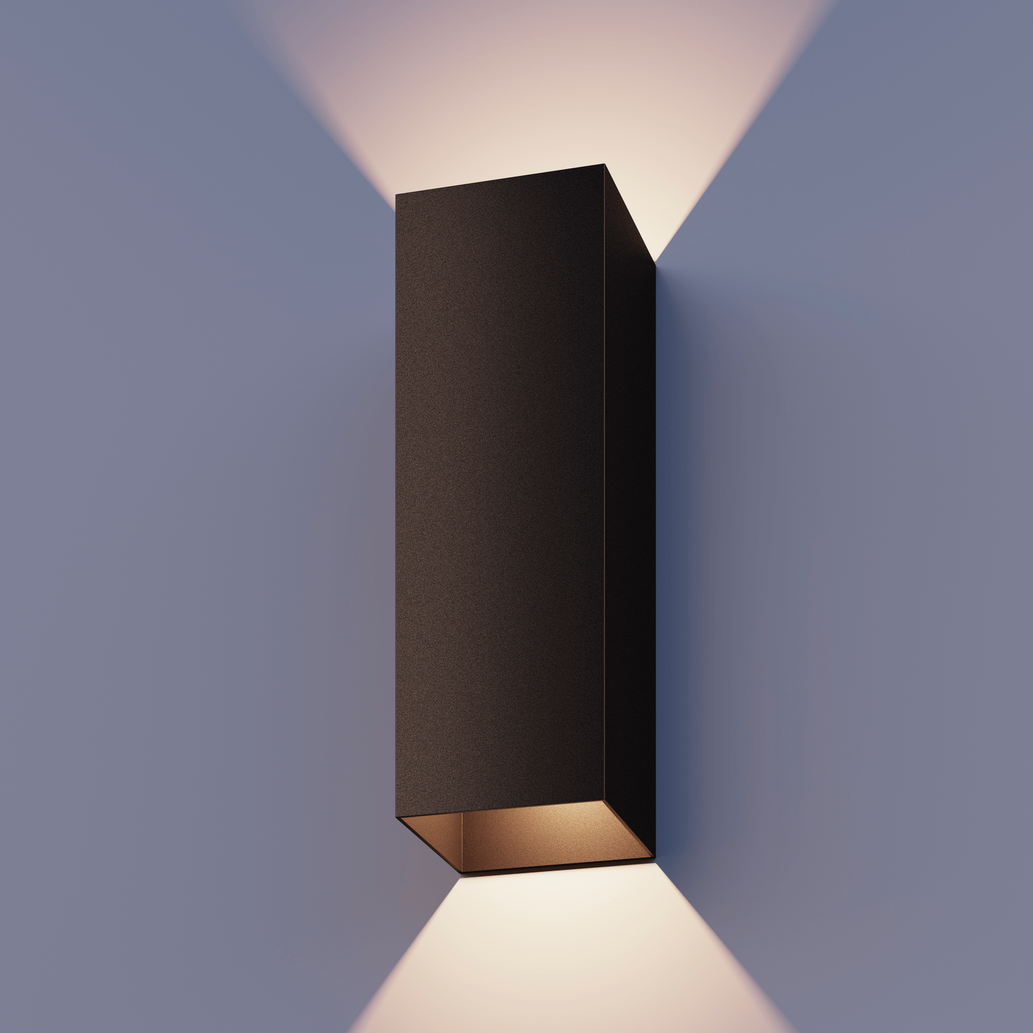 Calex Calex Milan LED Wall Light - Up & Down - Black