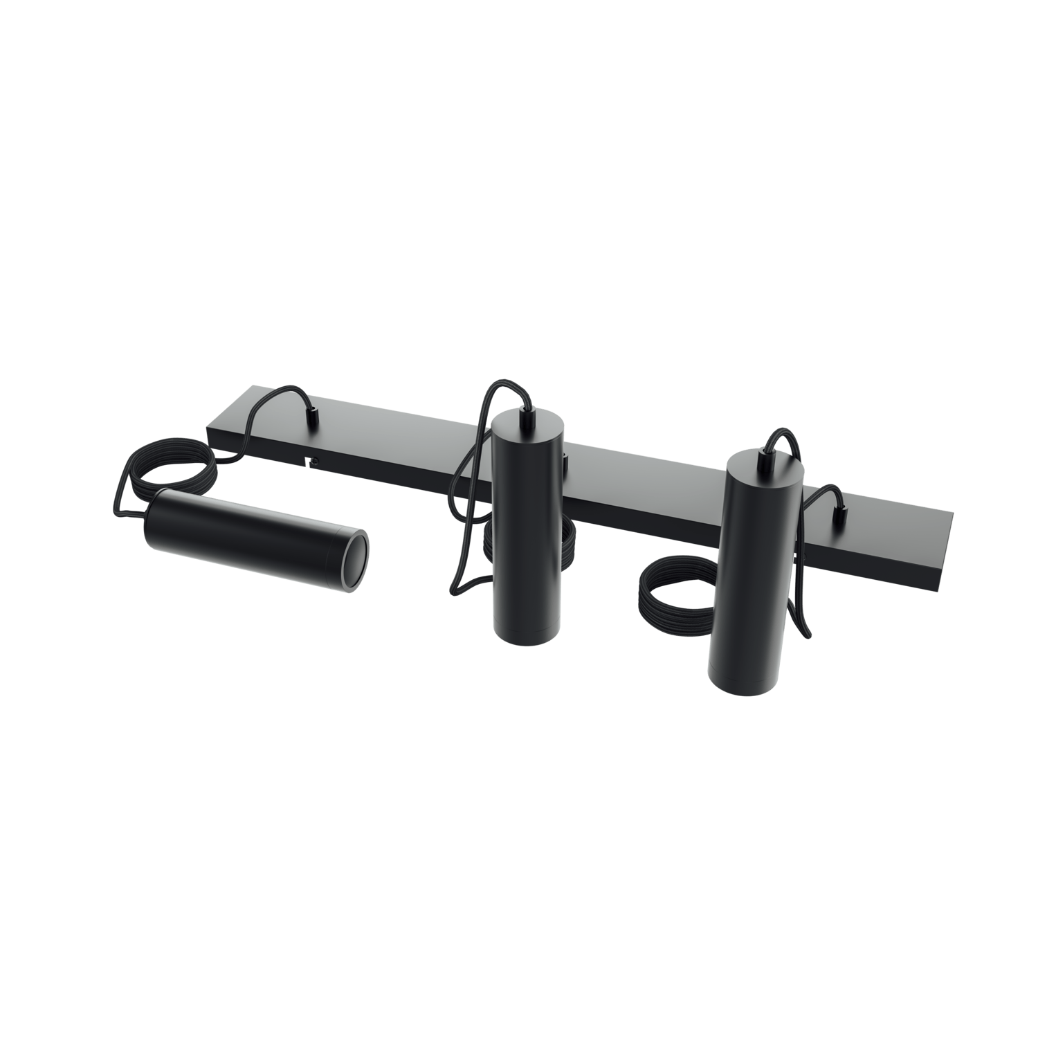 Calex Calex Pendel 3 Lights - GU10 - Black