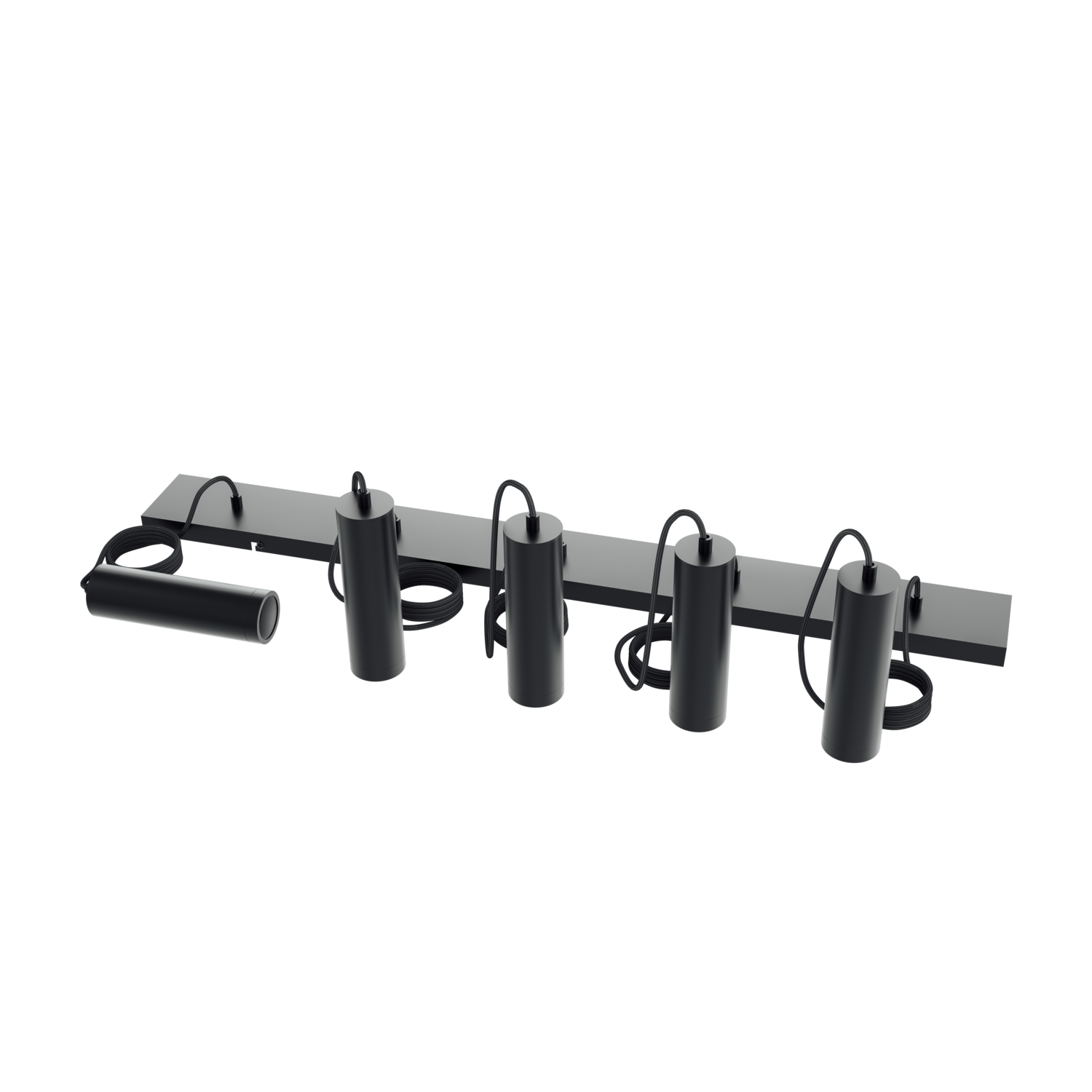 Calex Calex Pendel 5 Lights - GU10 - Black