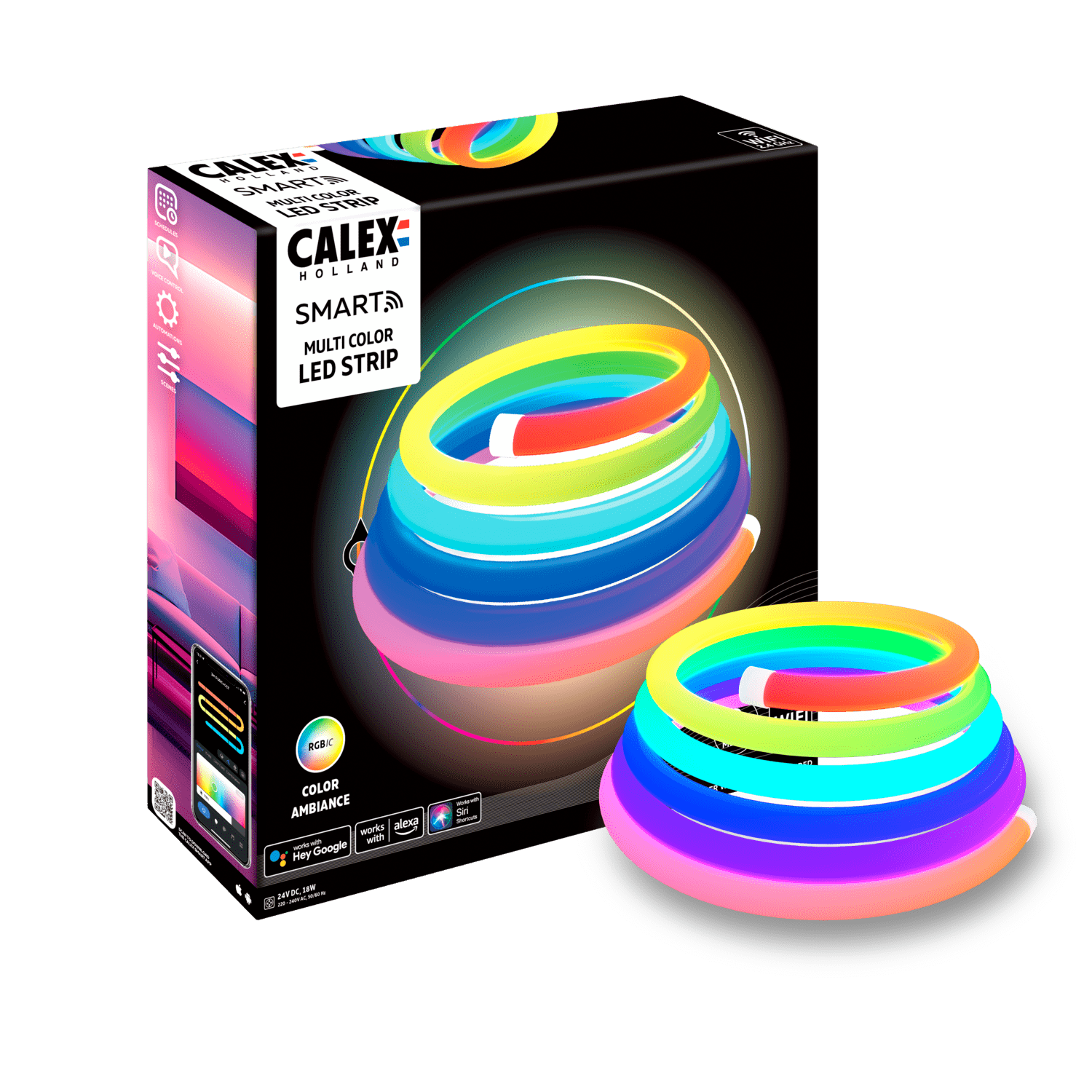 Calex Calex Smart Neon 360 Tube - 3M - RGBIC + CCT