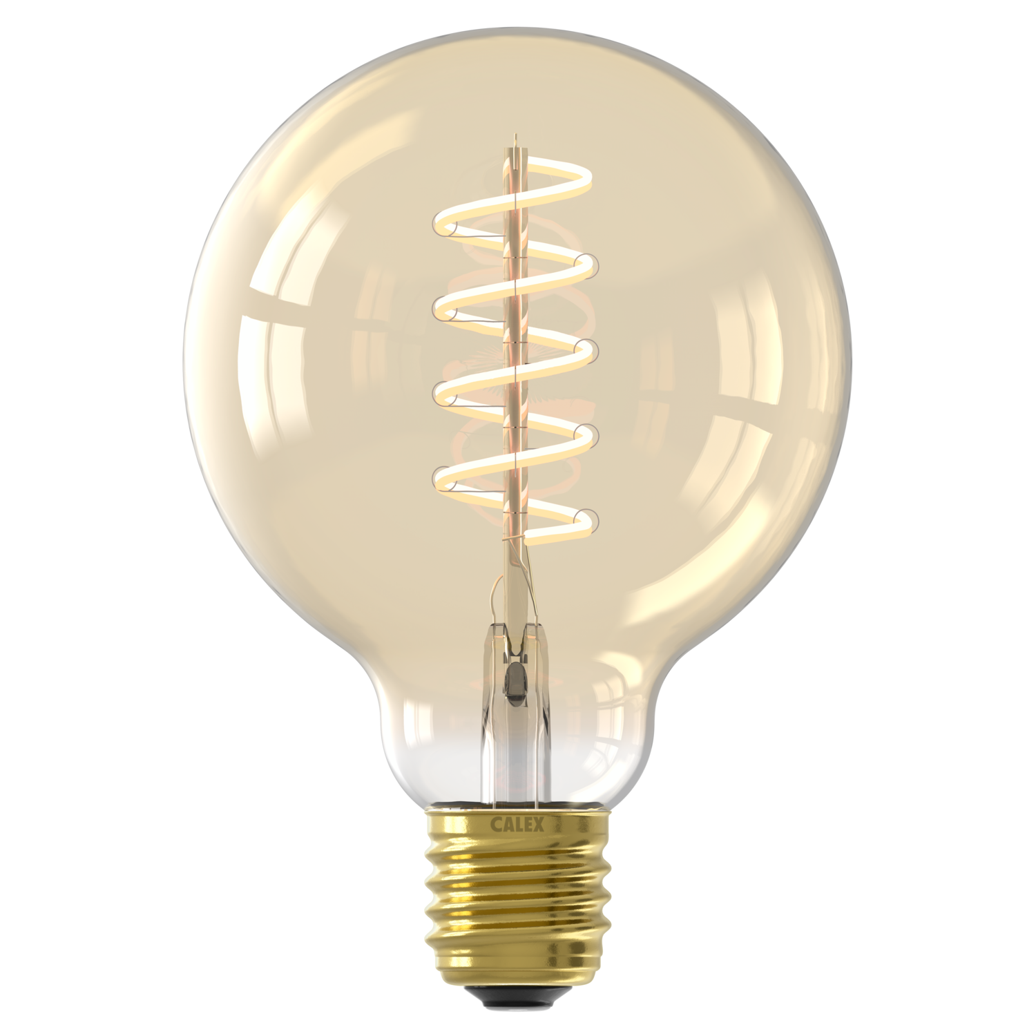 calex Calex Smart Spiral LED Bulb - E27 - G95 - CCT - Gold
