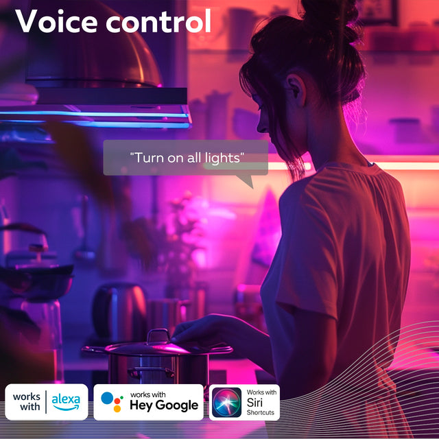 Calex Calex Smart Strip Light - 5m - RGBIC + CCT (UK Plug)