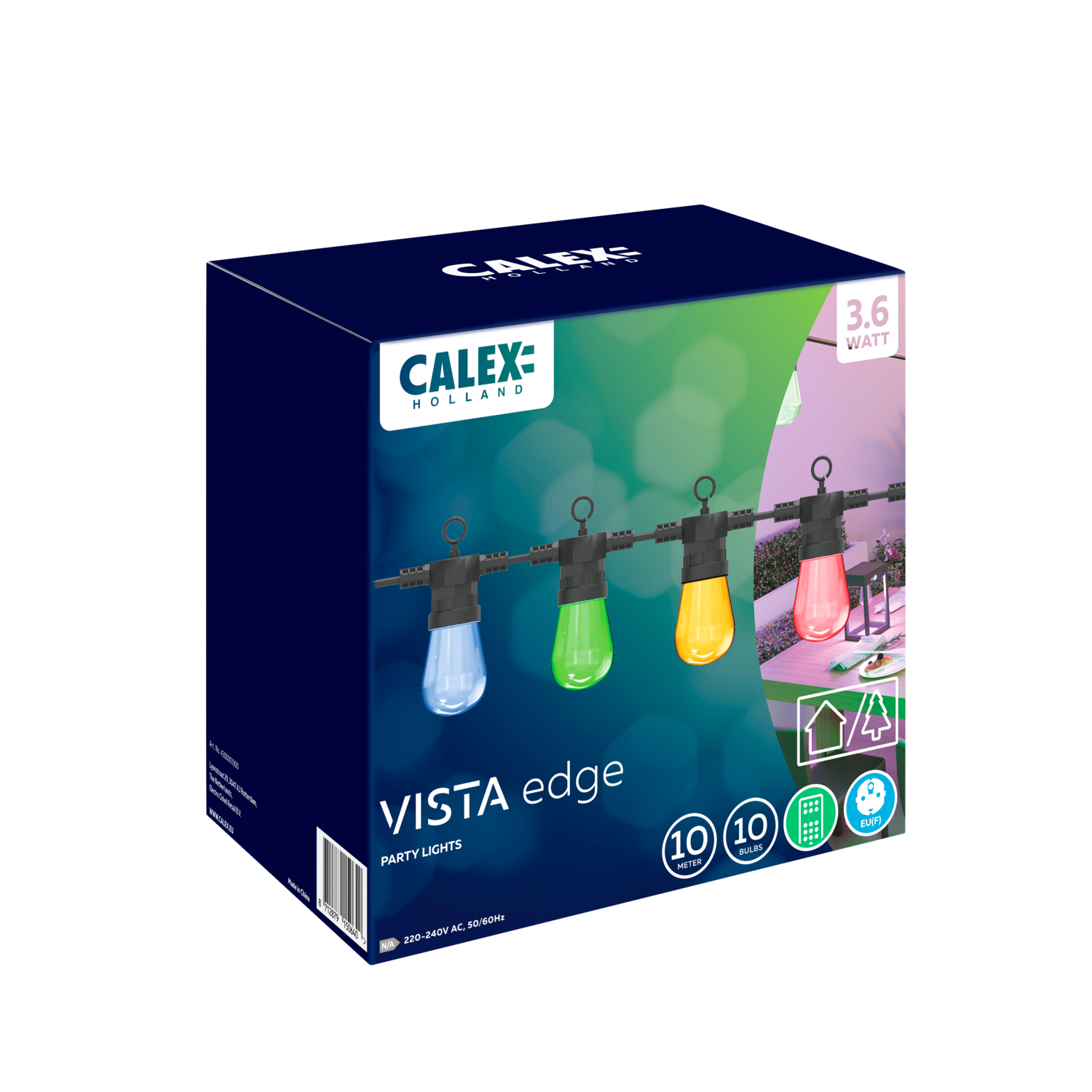 Calex Calex String Light - Extendable - Multi Color