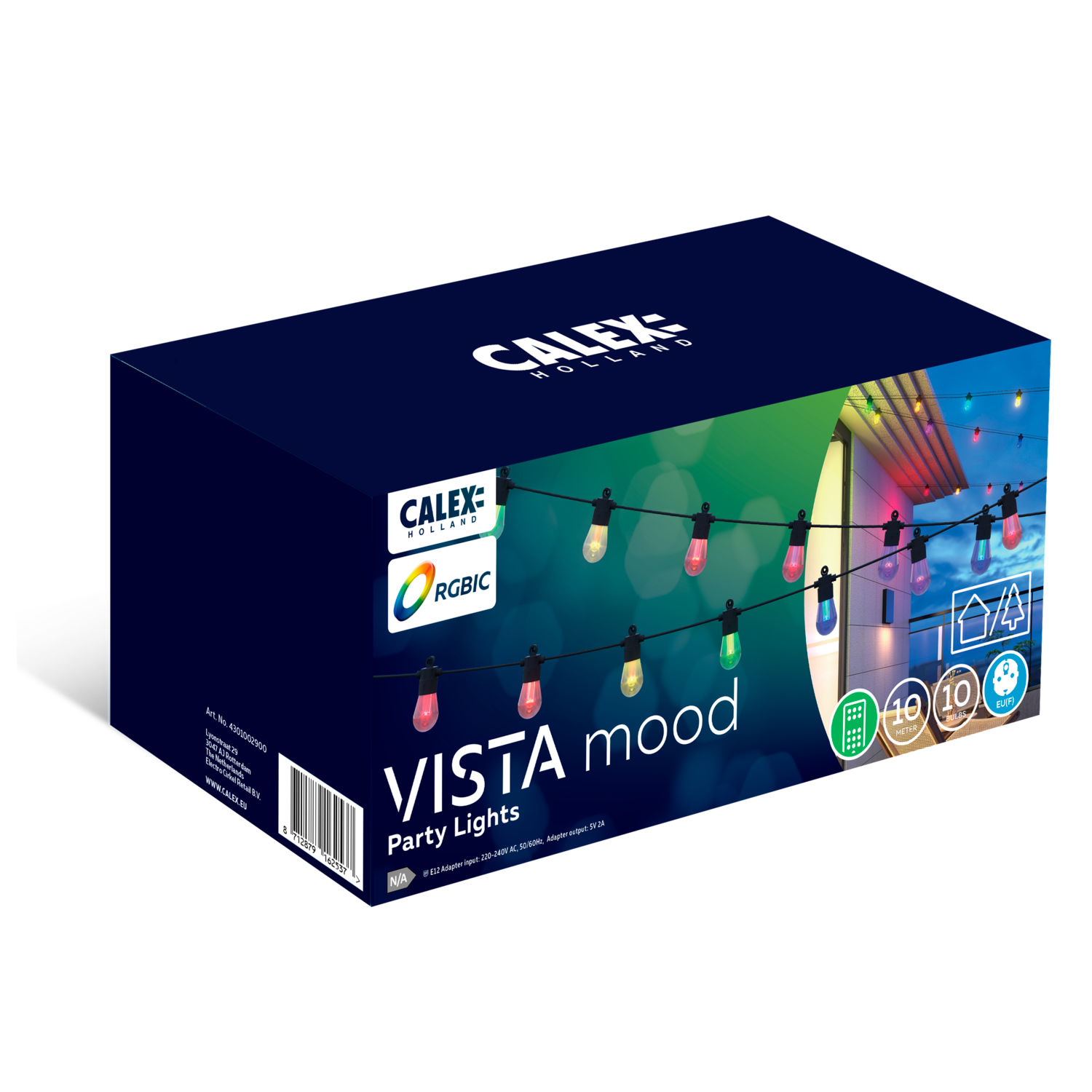 Calex Calex String Light - Extendable - RGBIC + CCT