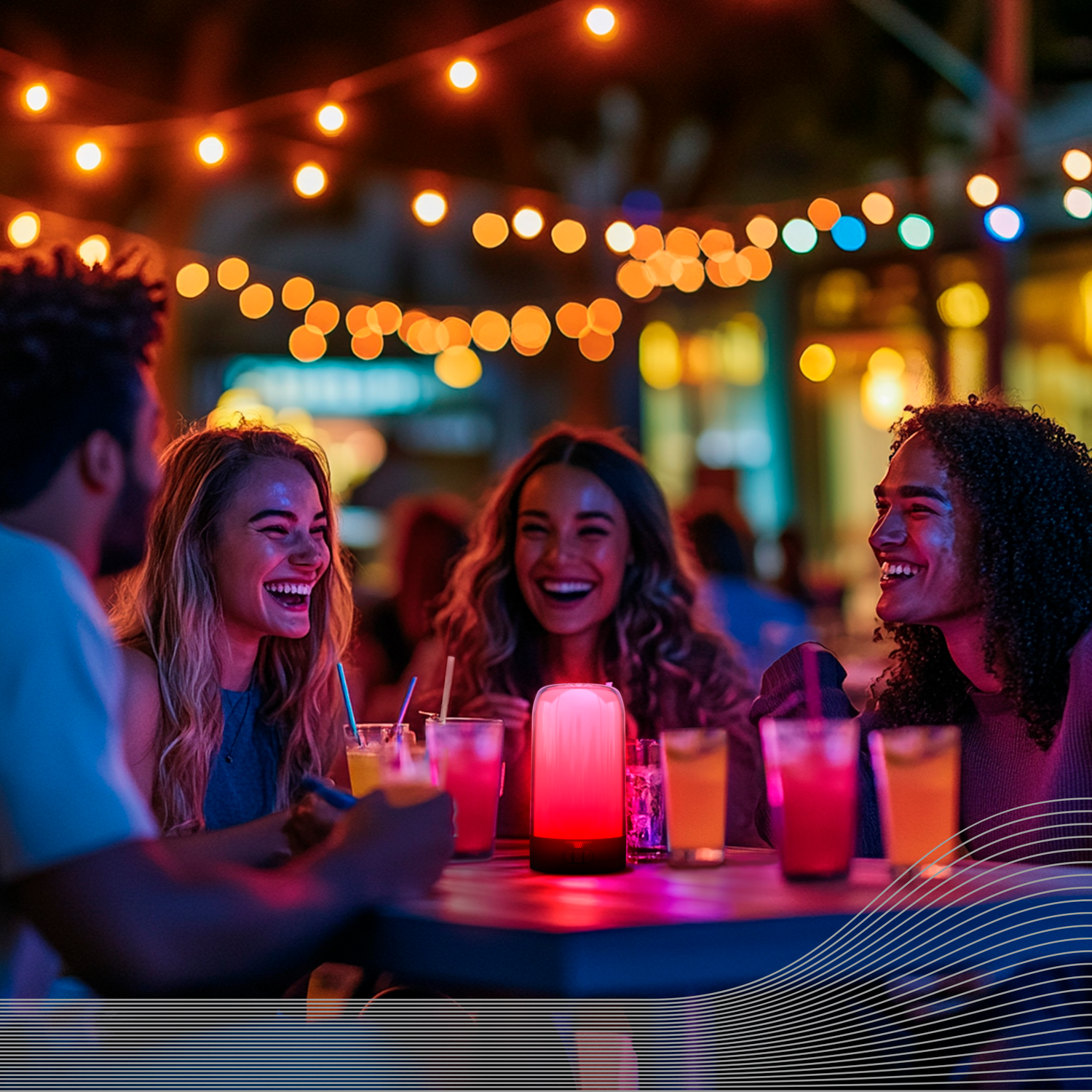 Calex Calex Table Light - Battery - RGBIC