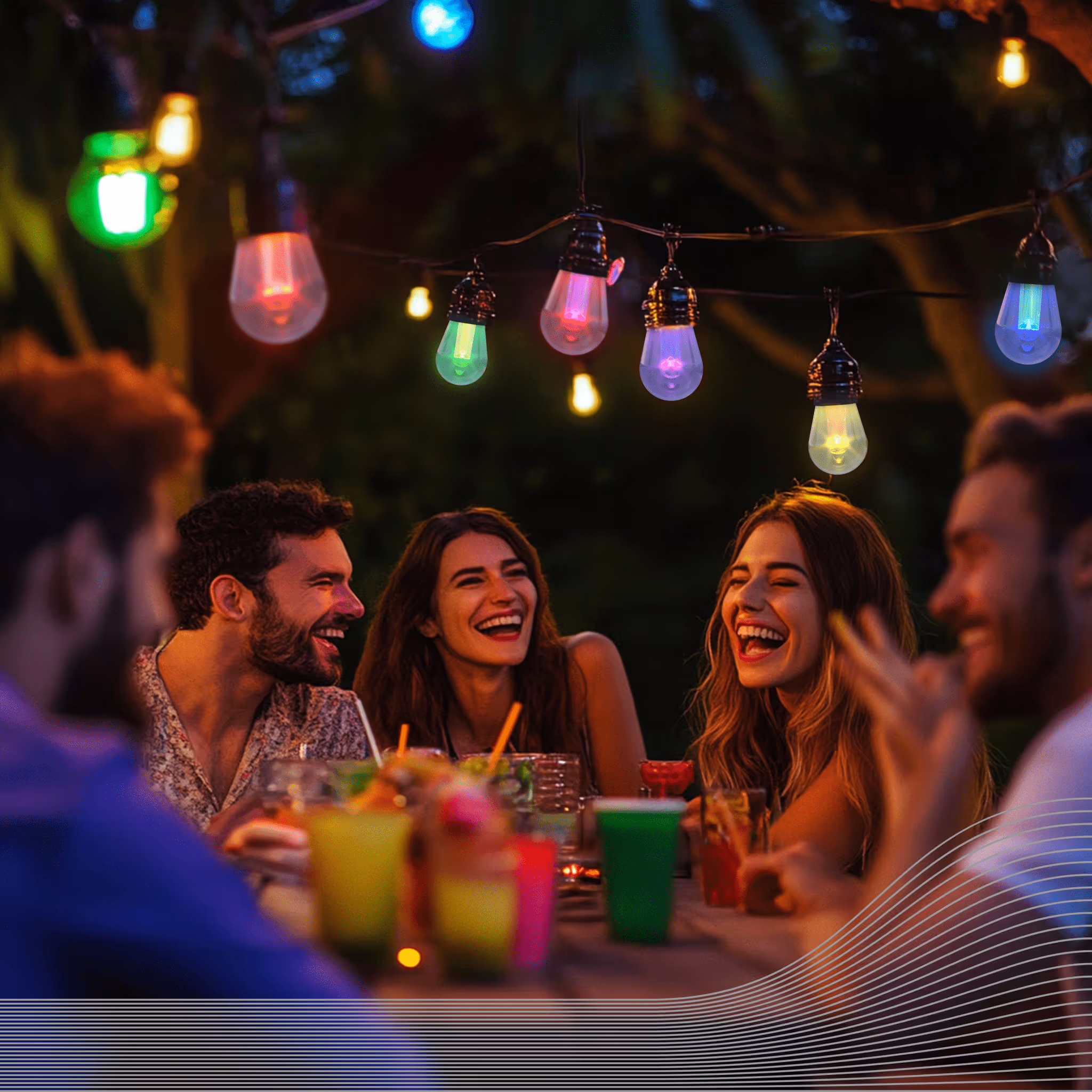 Calex Calex Vista Festoon 10M - Expandable - RGBIC + CCT