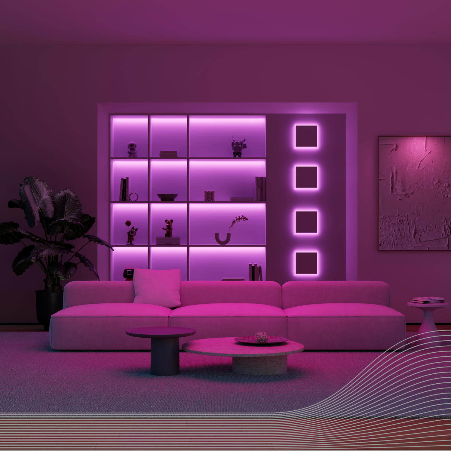 Calex Calex Vista LED Strip - 5M - RGBIC + CCT