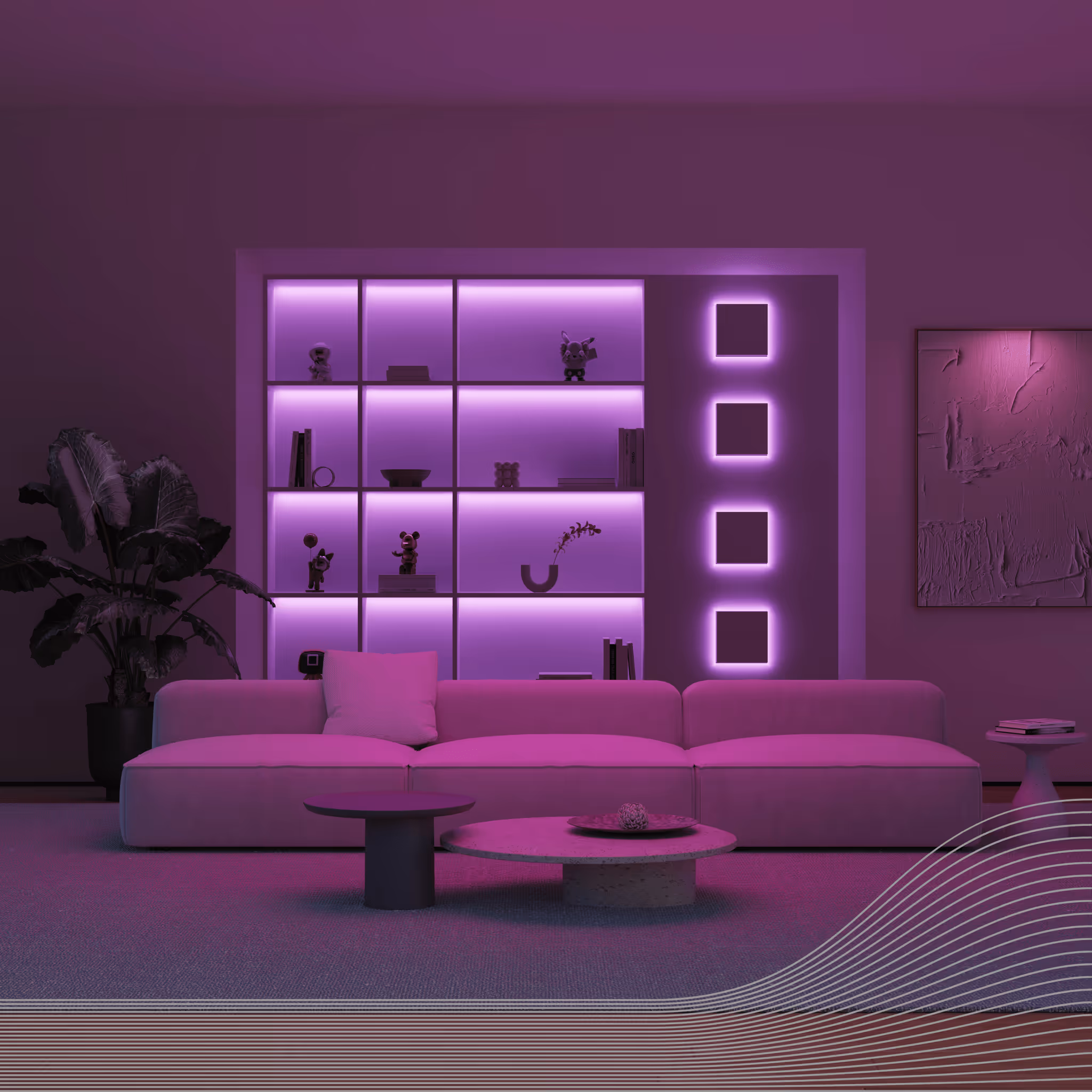 Calex Calex Vista LED Strip USB - 2M - RGBIC + CCT